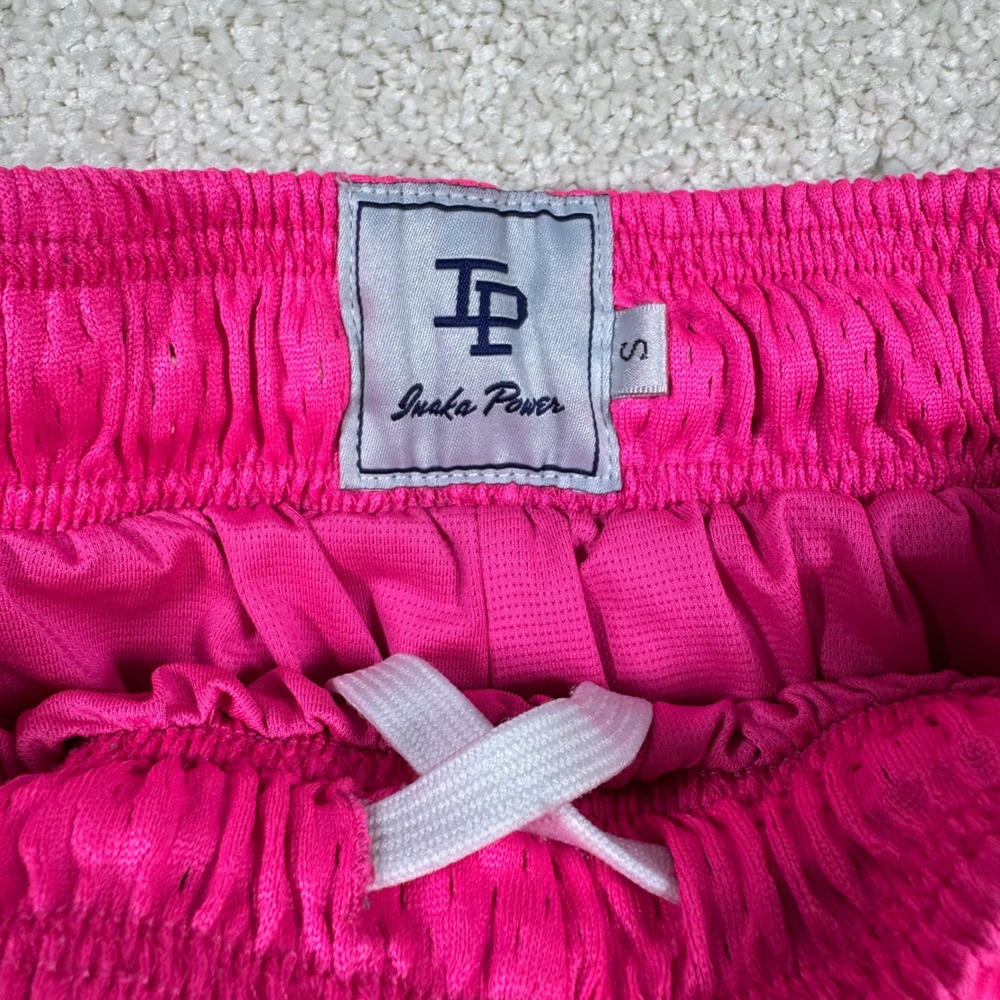 Inaka Power Mesh Shorts Men's Small Pink Athletic Gym Basketball Workout - Picture 3 of 10